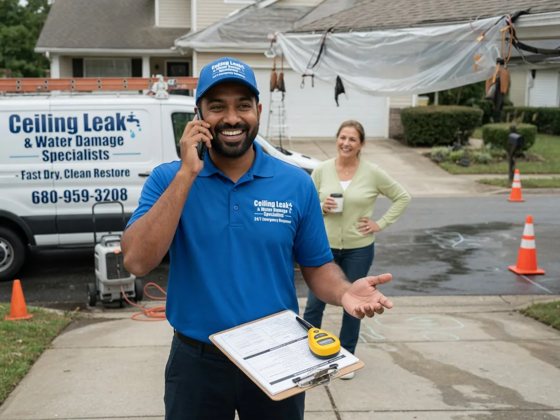 Ceiling Leak Cleanup Westerville, NE FAQs